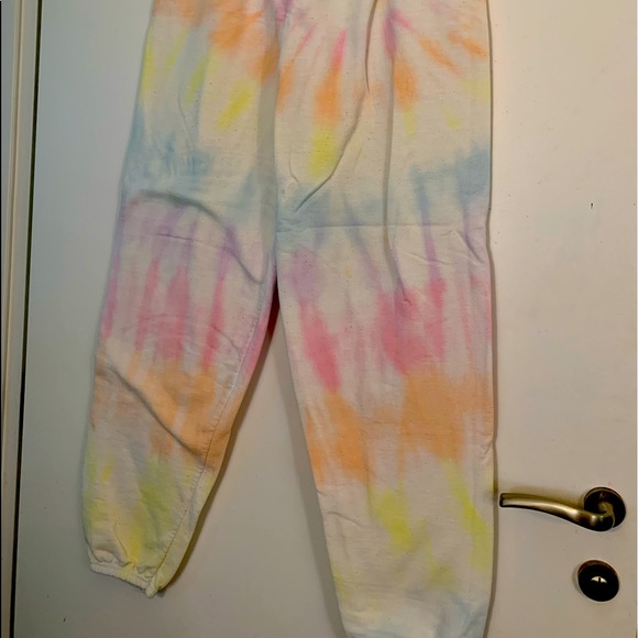 Authentic BROWN DYED GIRL Tye Dyed Sweat Suit - Picture 7 of 8